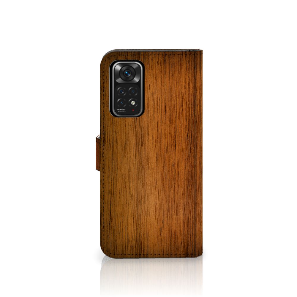 Xiaomi Redmi Note 11 Pro 5G/4G Book Style Case Donker Hout