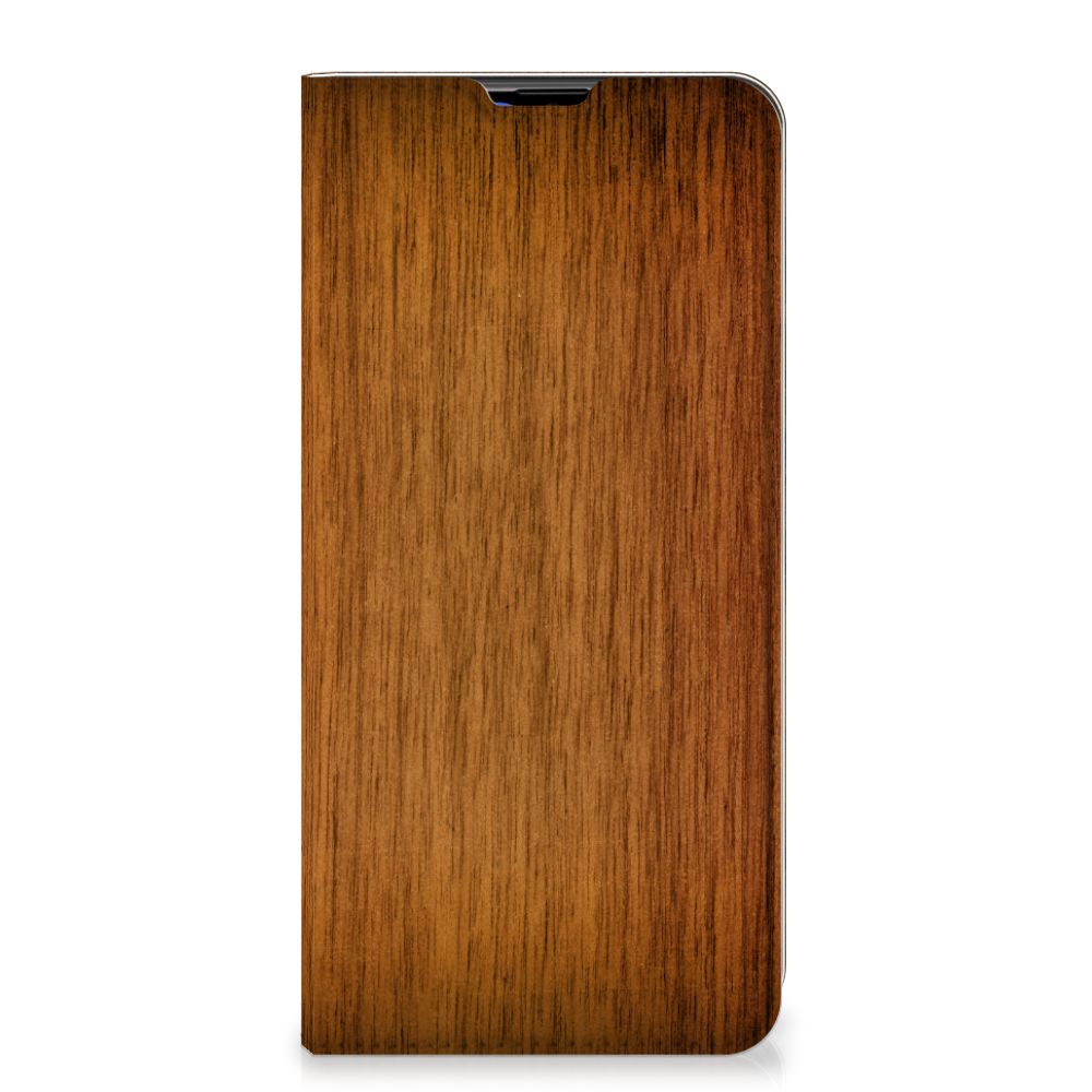 Samsung Galaxy A20s Book Wallet Case Donker Hout