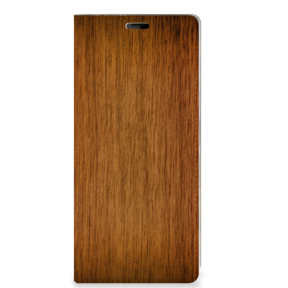 Sony Xperia 10 Plus Book Wallet Case Donker Hout