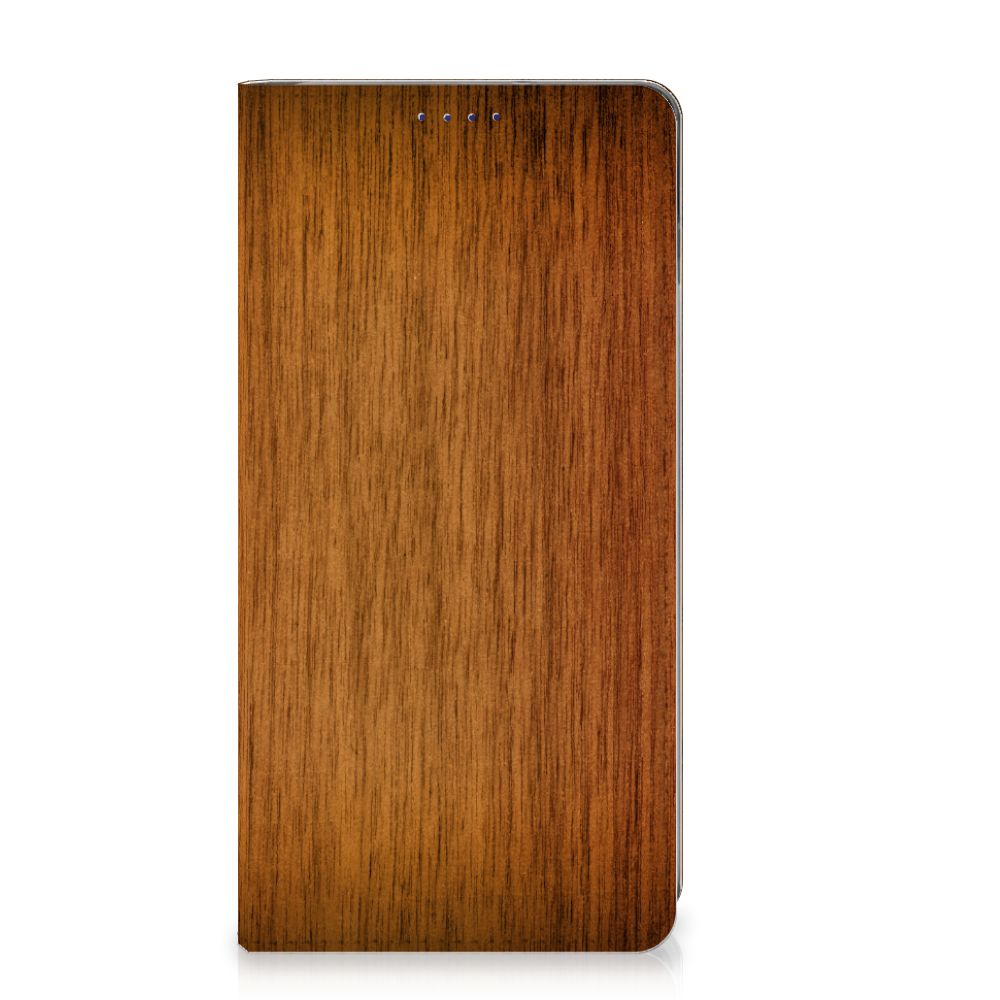 Samsung Galaxy S10 Book Wallet Case Donker Hout