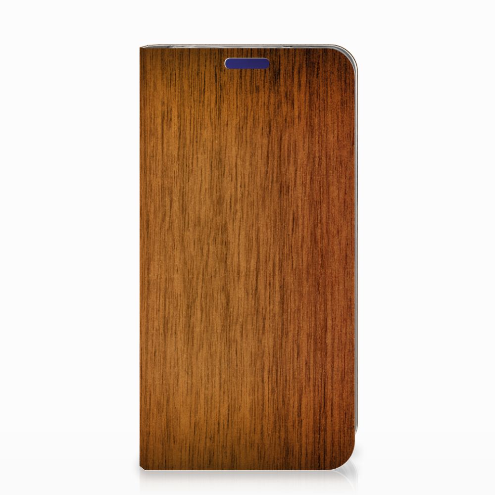 Samsung Galaxy S10e Book Wallet Case Donker Hout