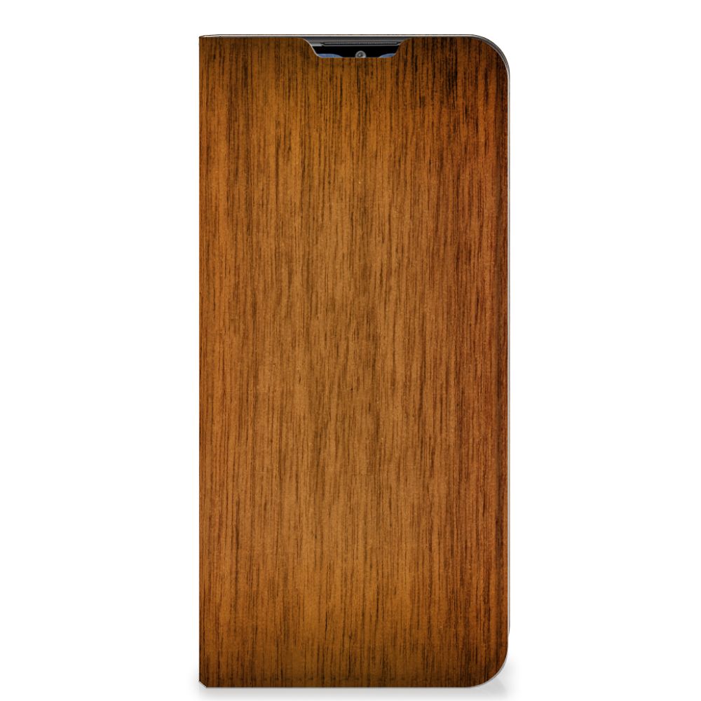Samsung Galaxy M02s | A02s Book Wallet Case Donker Hout