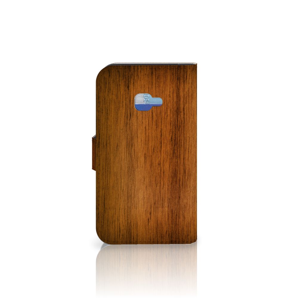 Samsung Galaxy Xcover 4 | Xcover 4s Book Style Case Donker Hout