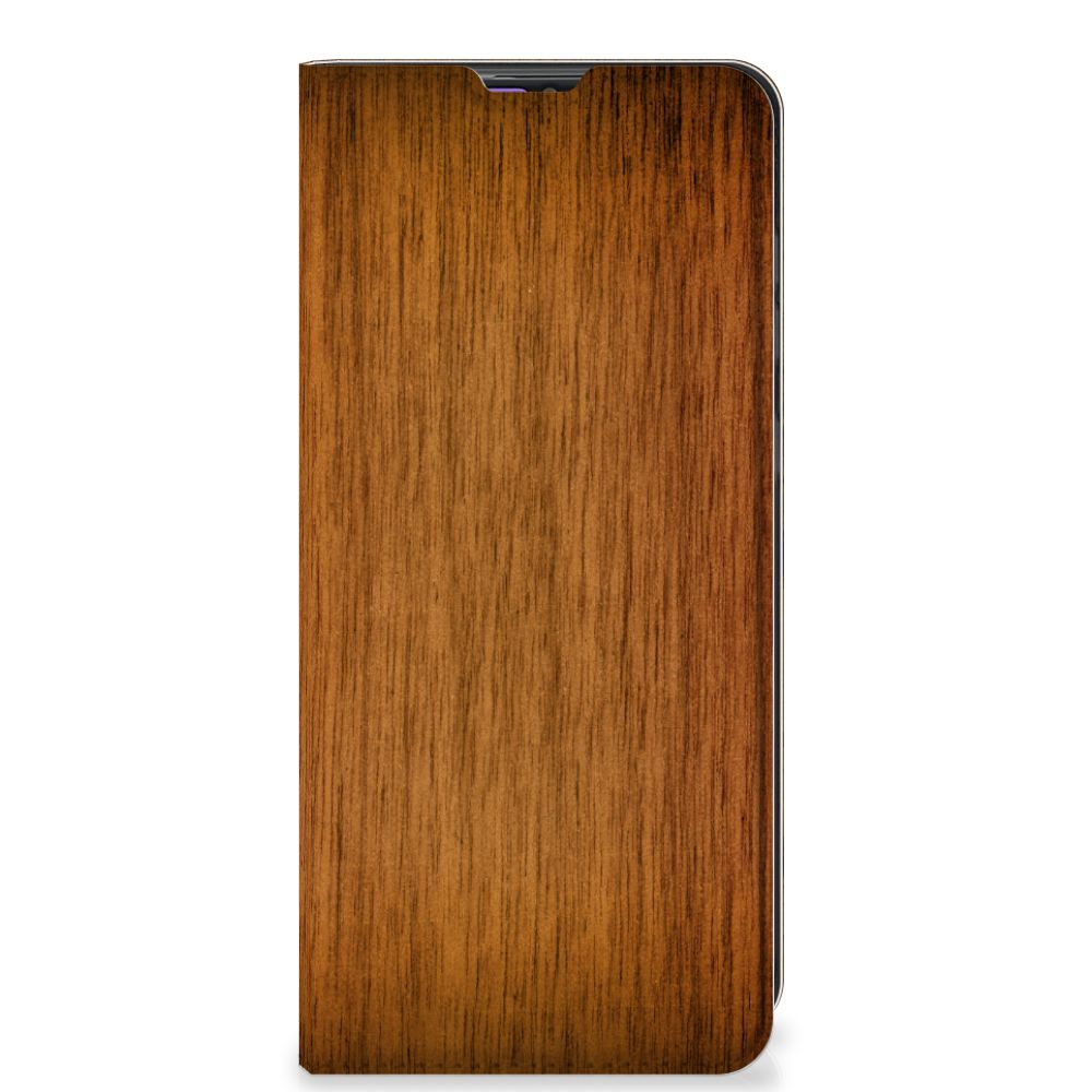 Samsung Galaxy A31 Book Wallet Case Donker Hout