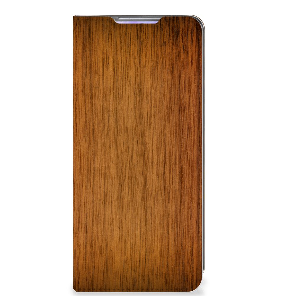 Samsung Galaxy S20 Ultra Book Wallet Case Donker Hout