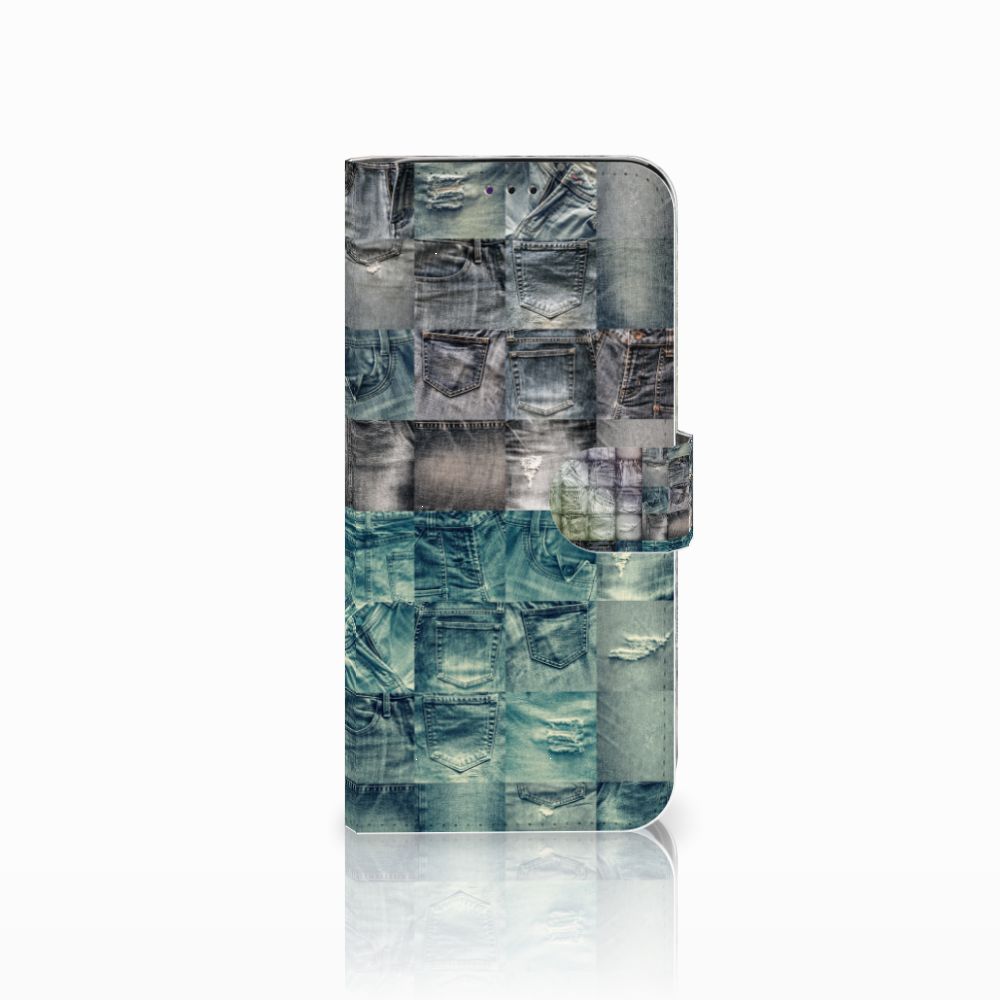 Wallet Case met Pasjes Samsung Galaxy A70 Spijkerbroeken