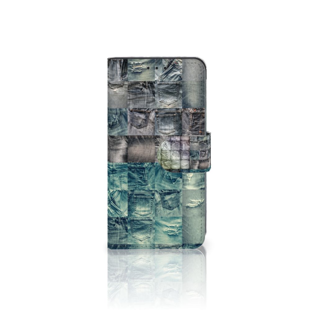 Wallet Case met Pasjes Samsung Galaxy A3 2017 Spijkerbroeken