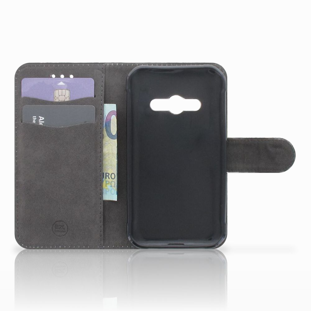 Wallet Case met Pasjes Samsung Galaxy Xcover 3 | Xcover 3 VE Spijkerbroeken