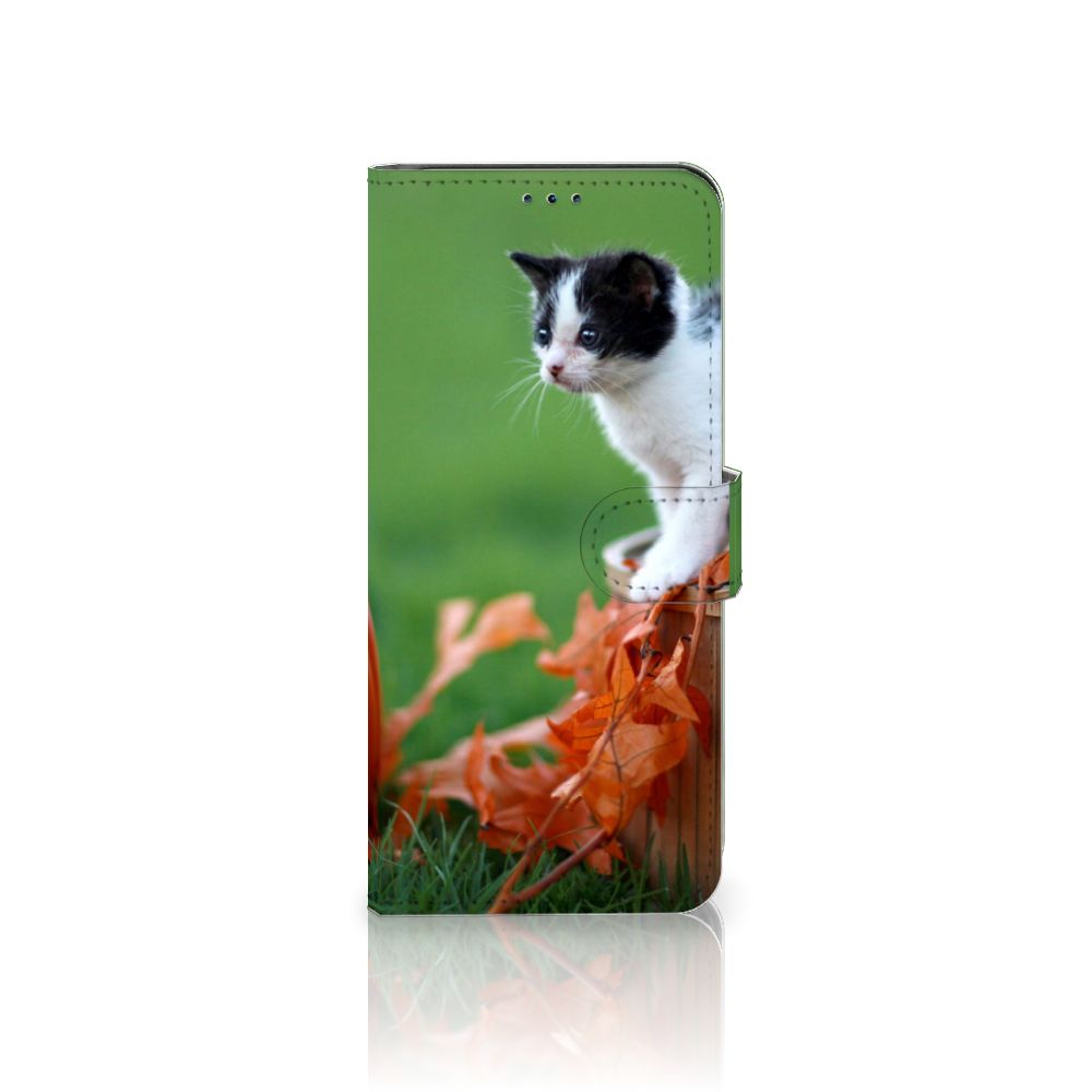 Nokia G11 | G21 Telefoonhoesje met Pasjes Kitten