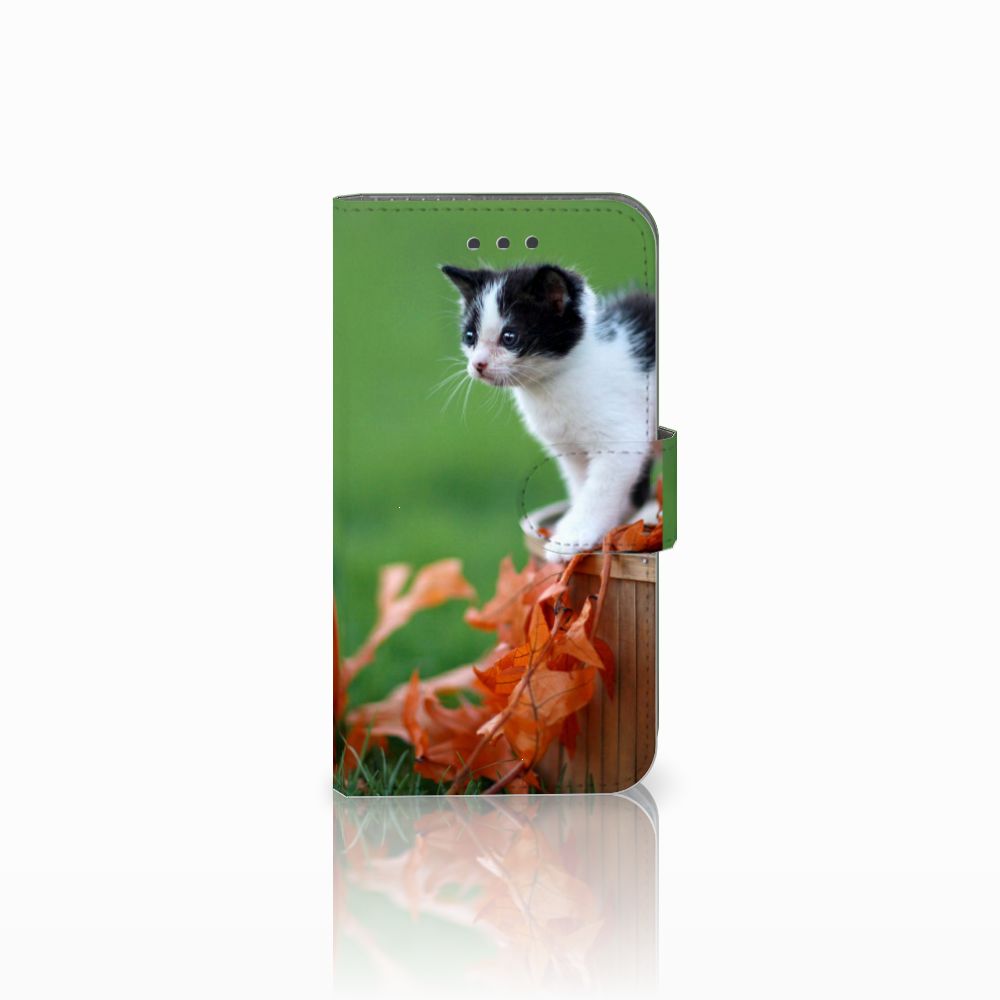 Samsung Galaxy Xcover 3 | Xcover 3 VE Telefoonhoesje met Pasjes Kitten