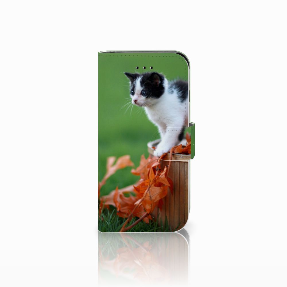 Apple iPhone 6 | 6s Telefoonhoesje met Pasjes Kitten
