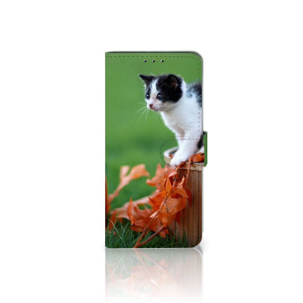 Xiaomi Mi 9 Lite Telefoonhoesje met Pasjes Kitten