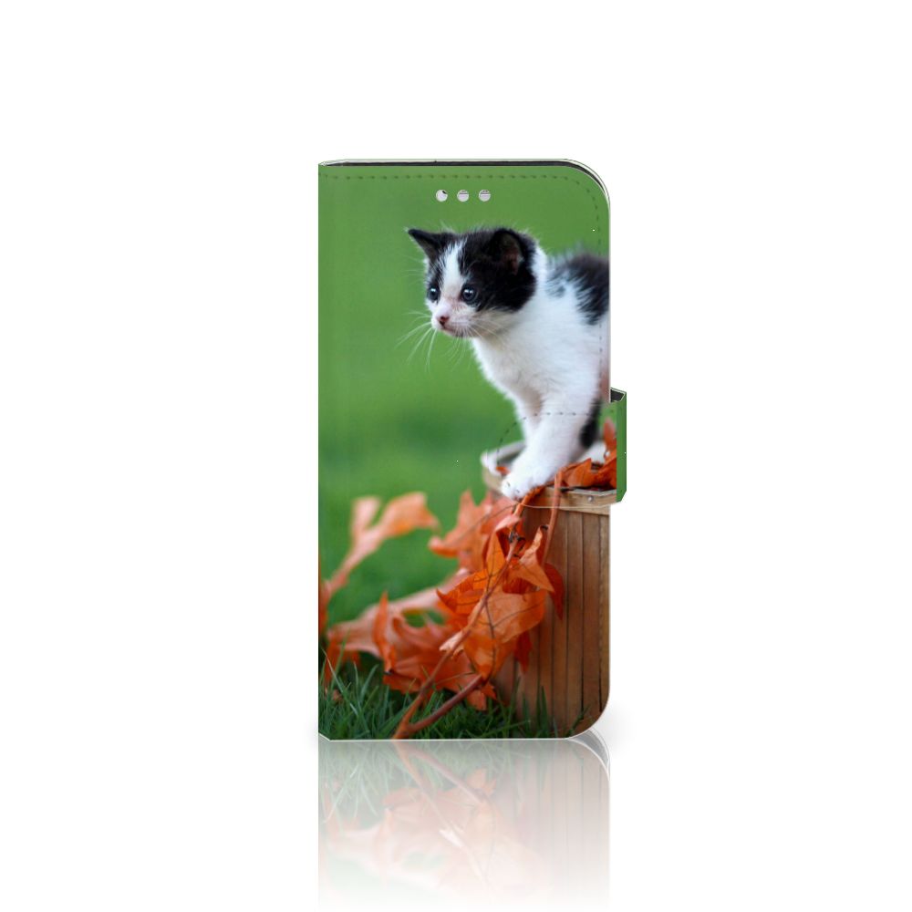 Samsung Galaxy S7 Telefoonhoesje met Pasjes Kitten