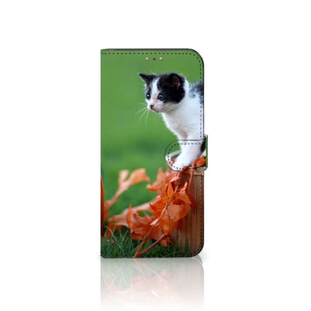 Xiaomi Redmi Note 11 Pro 5G/4G Telefoonhoesje met Pasjes Kitten