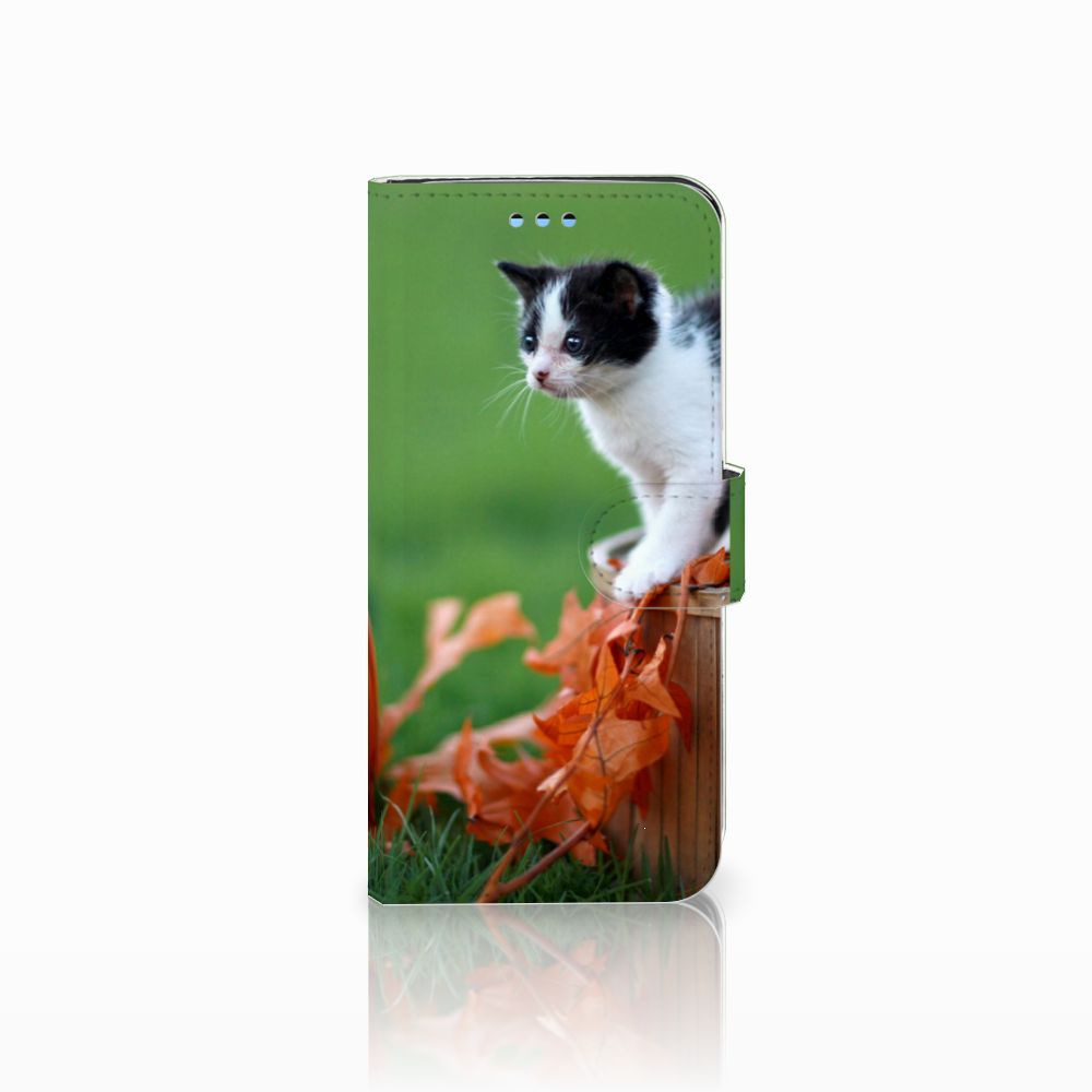 Samsung Galaxy S9 Telefoonhoesje met Pasjes Kitten