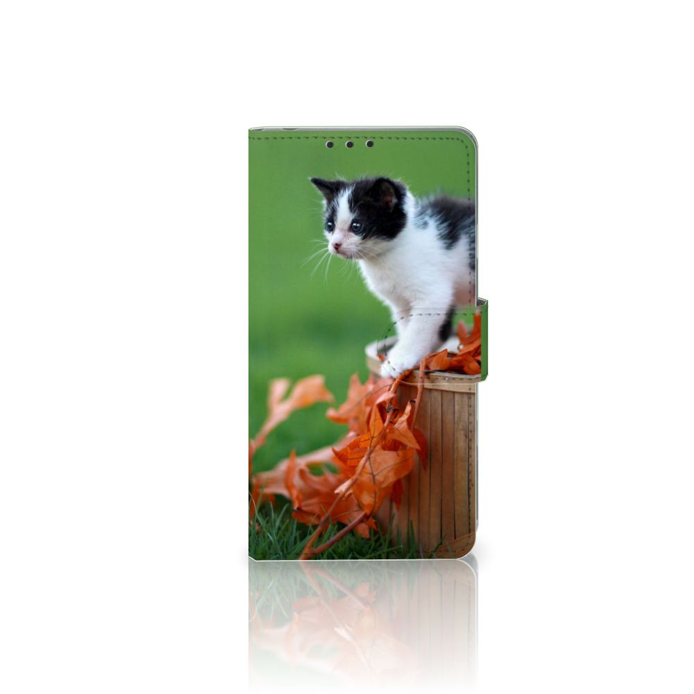 Sony Xperia Z1 Telefoonhoesje met Pasjes Kitten