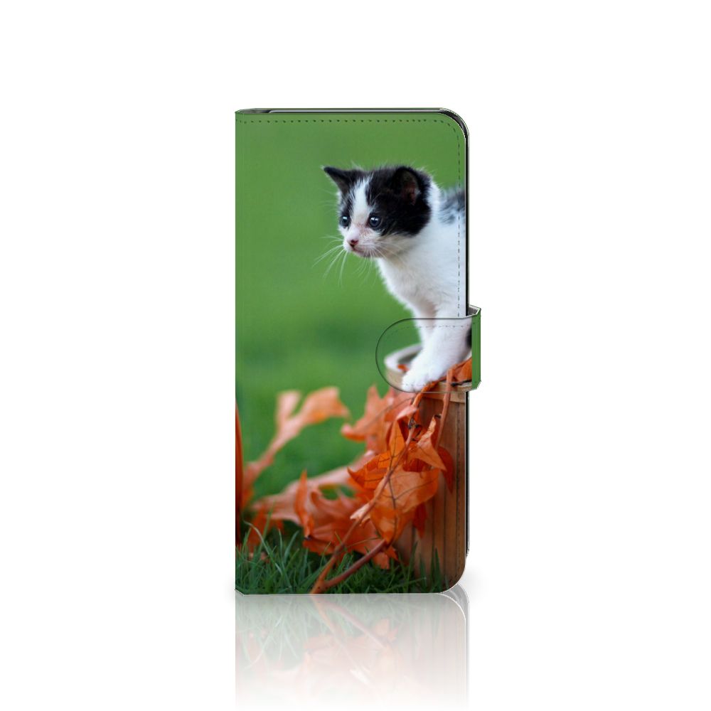 Nokia 7.2 | Nokia 6.2 Telefoonhoesje met Pasjes Kitten