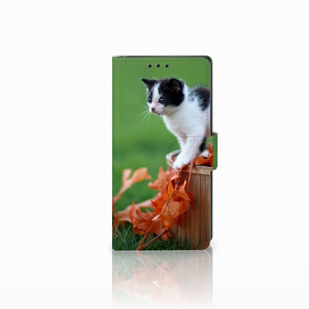 Sony Xperia XA1 Telefoonhoesje met Pasjes Kitten