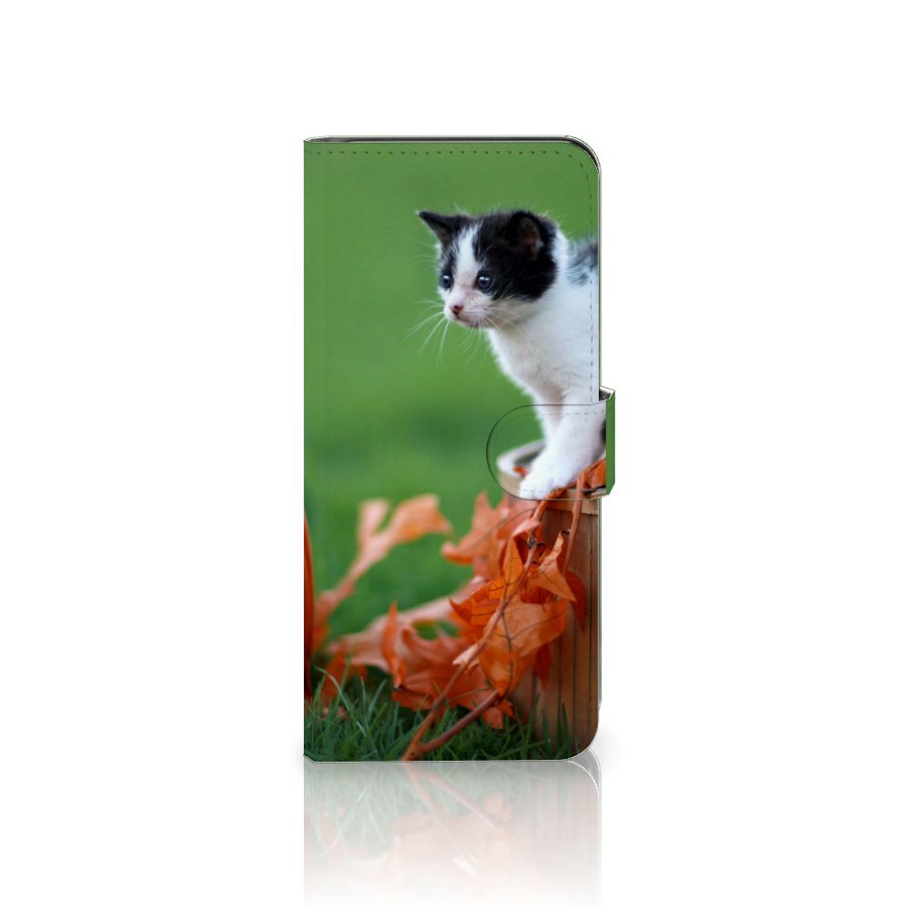 Samsung Galaxy A53 Telefoonhoesje met Pasjes Kitten