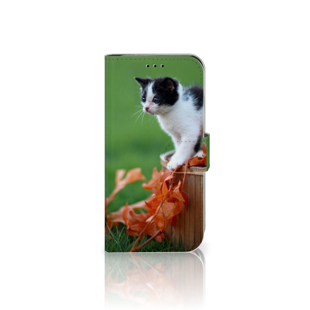 Apple iPhone X | Xs Telefoonhoesje met Pasjes Kitten