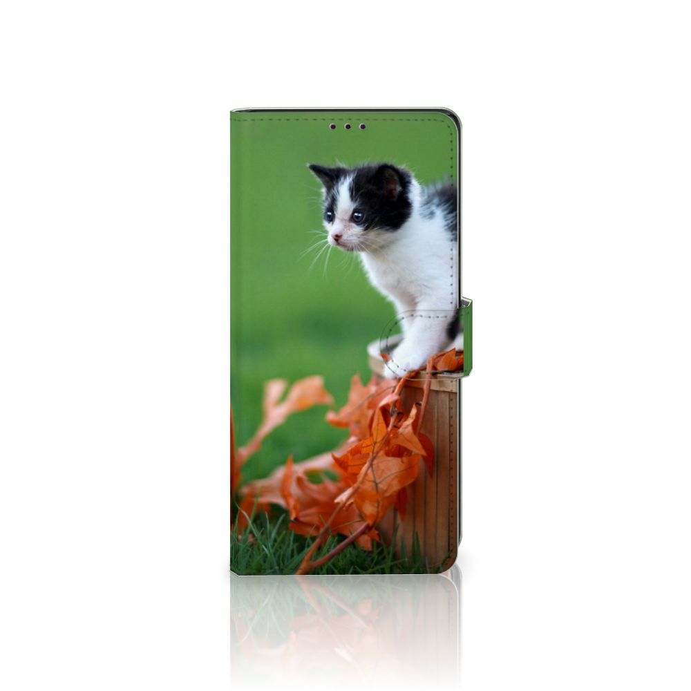 Samsung Galaxy Note20 Ultra Telefoonhoesje met Pasjes Kitten