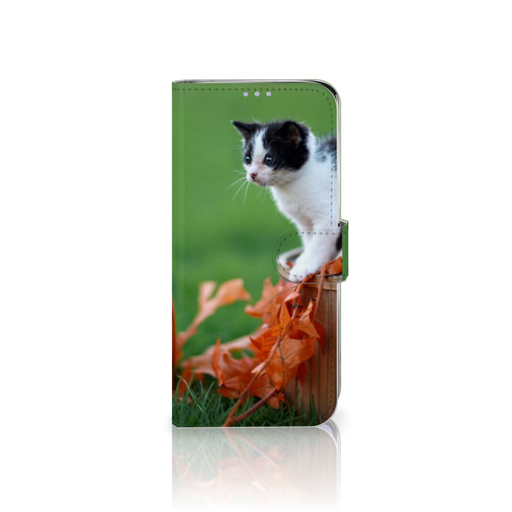 Samsung Galaxy A51 Telefoonhoesje met Pasjes Kitten