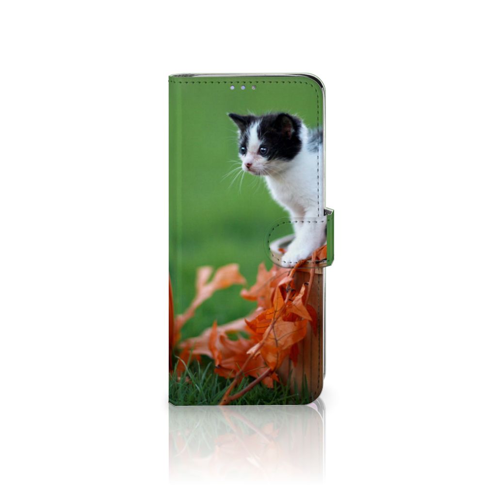 Samsung S10 Lite Telefoonhoesje met Pasjes Kitten