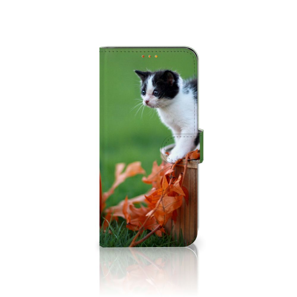 Poco F3 | Xiaomi Mi 11i Telefoonhoesje met Pasjes Kitten