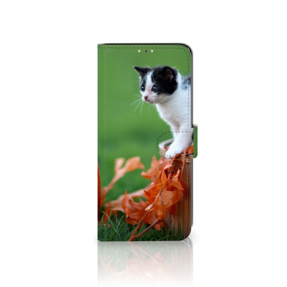 Samsung Galaxy Note 20 Telefoonhoesje met Pasjes Kitten