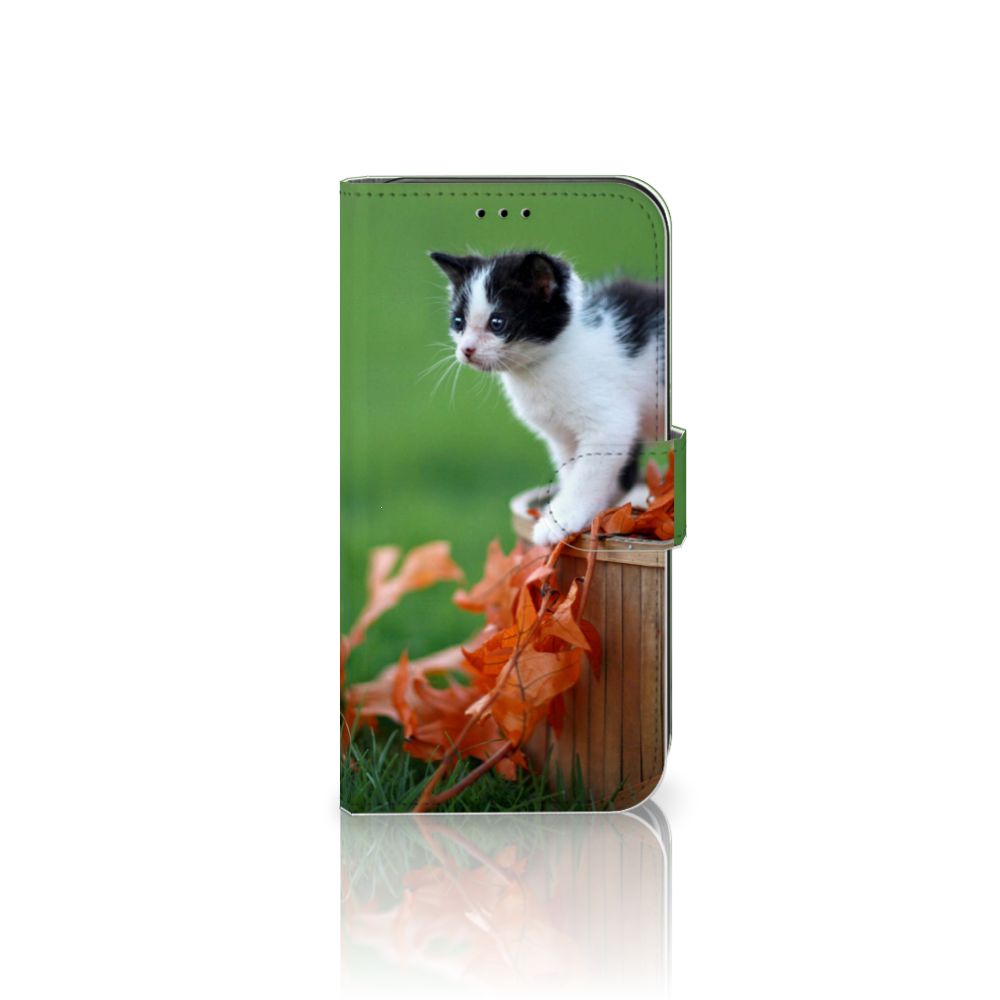 Apple iPhone 11 Telefoonhoesje met Pasjes Kitten