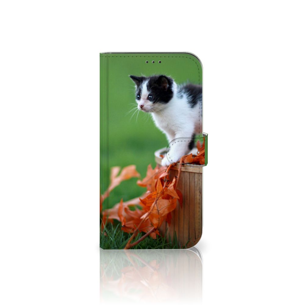 Apple iPhone 12 Pro Max Telefoonhoesje met Pasjes Kitten