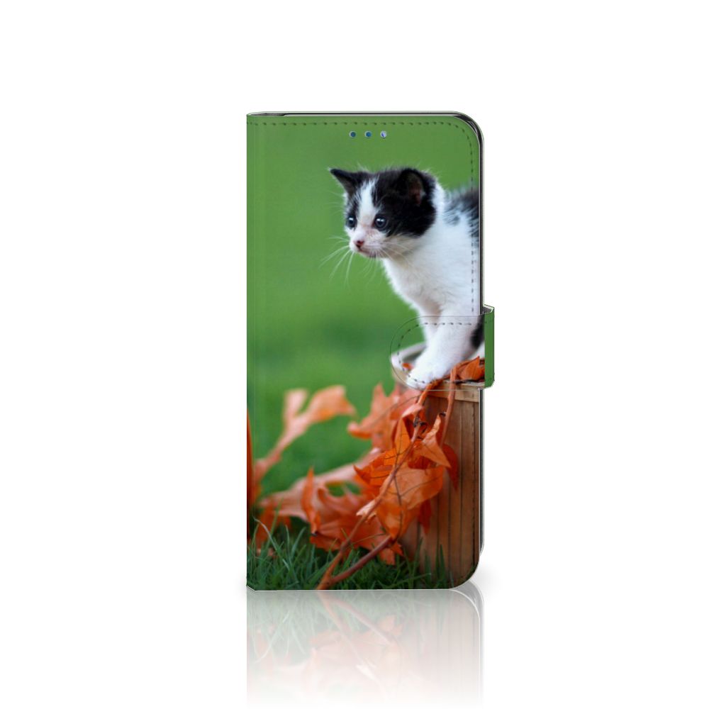 OnePlus Nord N10 Telefoonhoesje met Pasjes Kitten