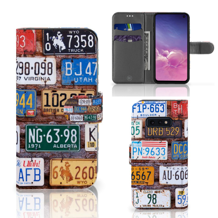 Samsung Galaxy S10e Telefoonhoesje met foto Kentekenplaten