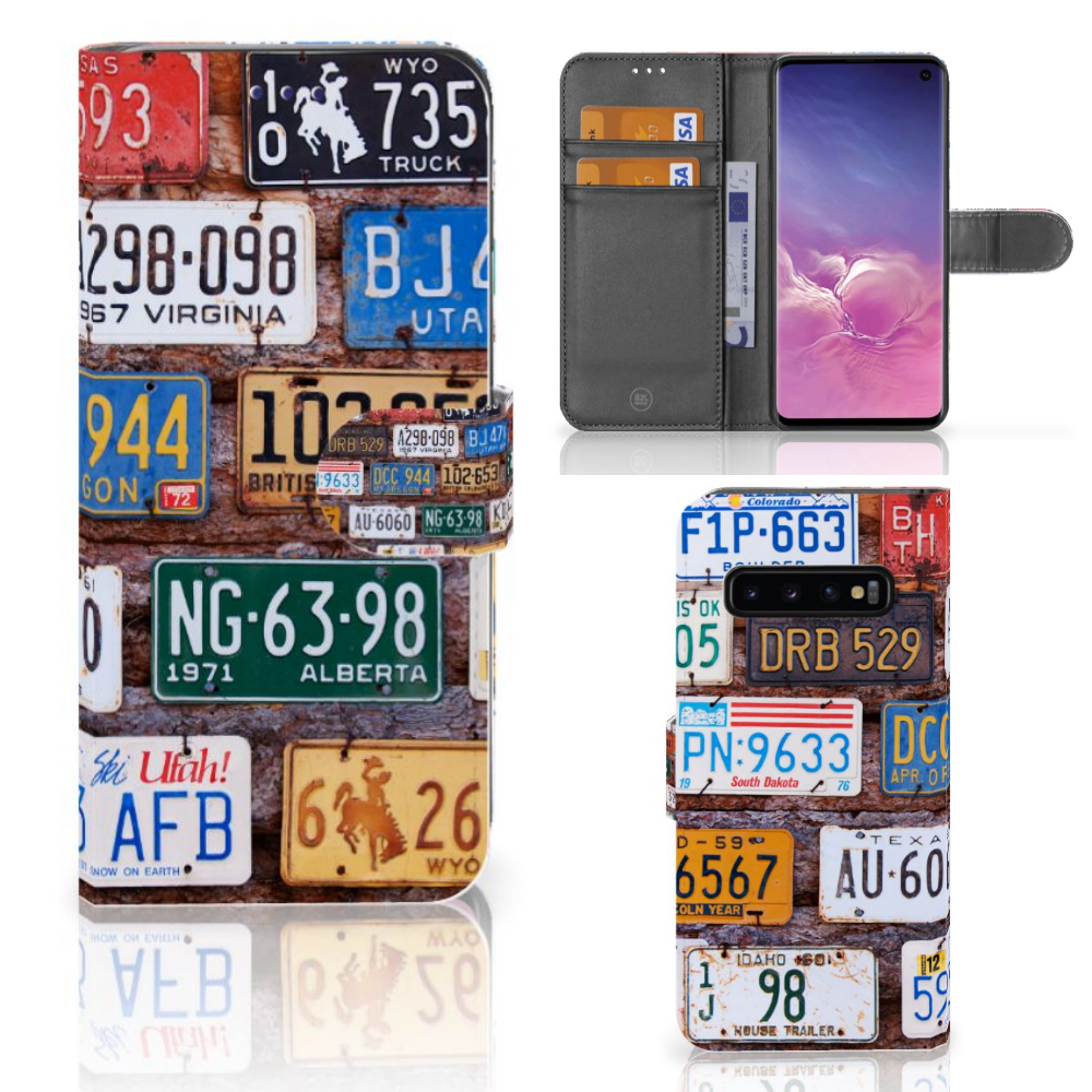 Samsung Galaxy S10 Telefoonhoesje met foto Kentekenplaten