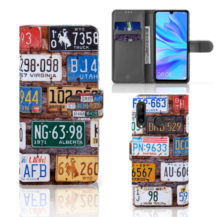 Huawei P30 Lite (2020) Telefoonhoesje met foto Kentekenplaten