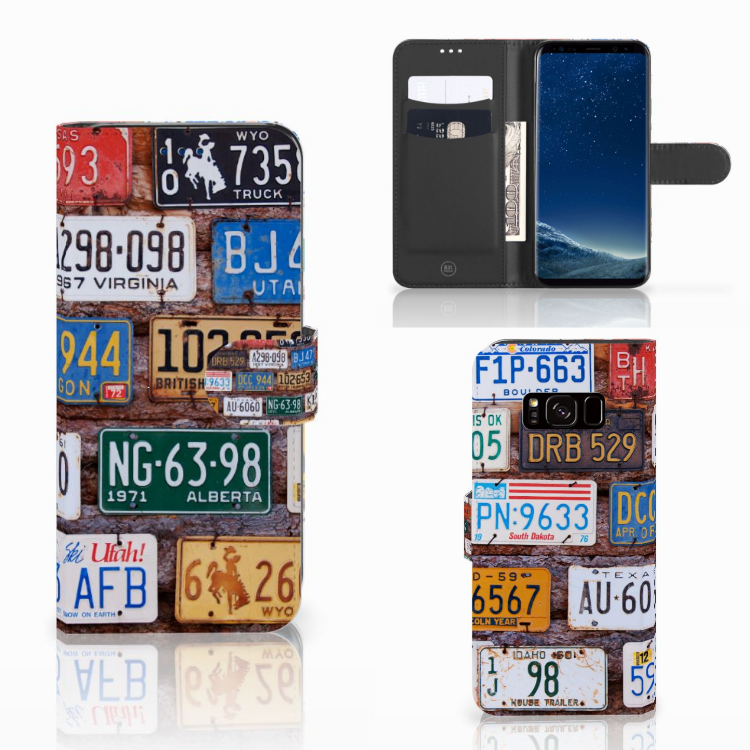 Samsung Galaxy S8 Telefoonhoesje met foto Kentekenplaten