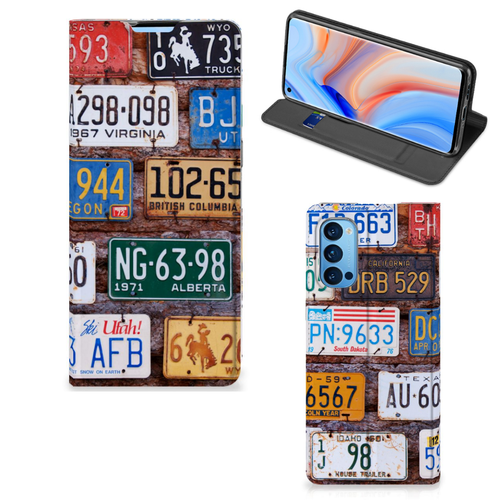 OPPO Reno4 Pro 5G Stand Case Kentekenplaten