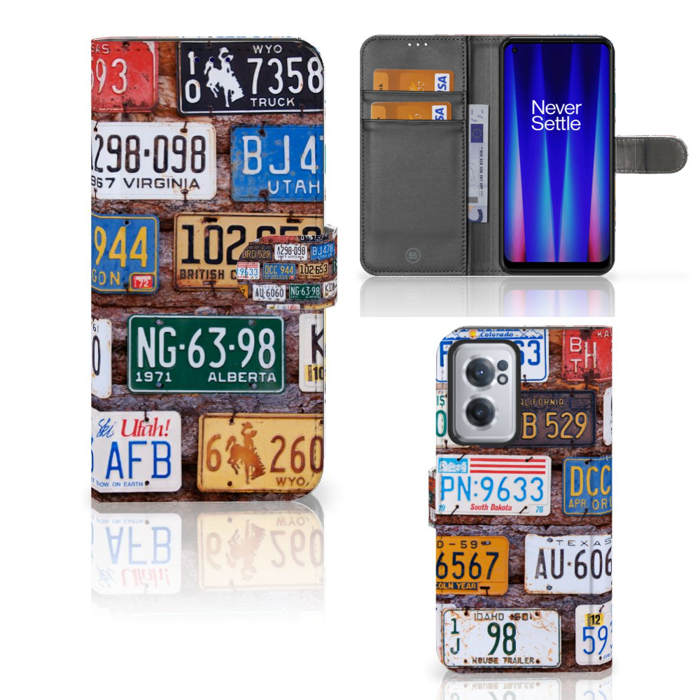 OnePlus Nord CE 2 Telefoonhoesje met foto Kentekenplaten