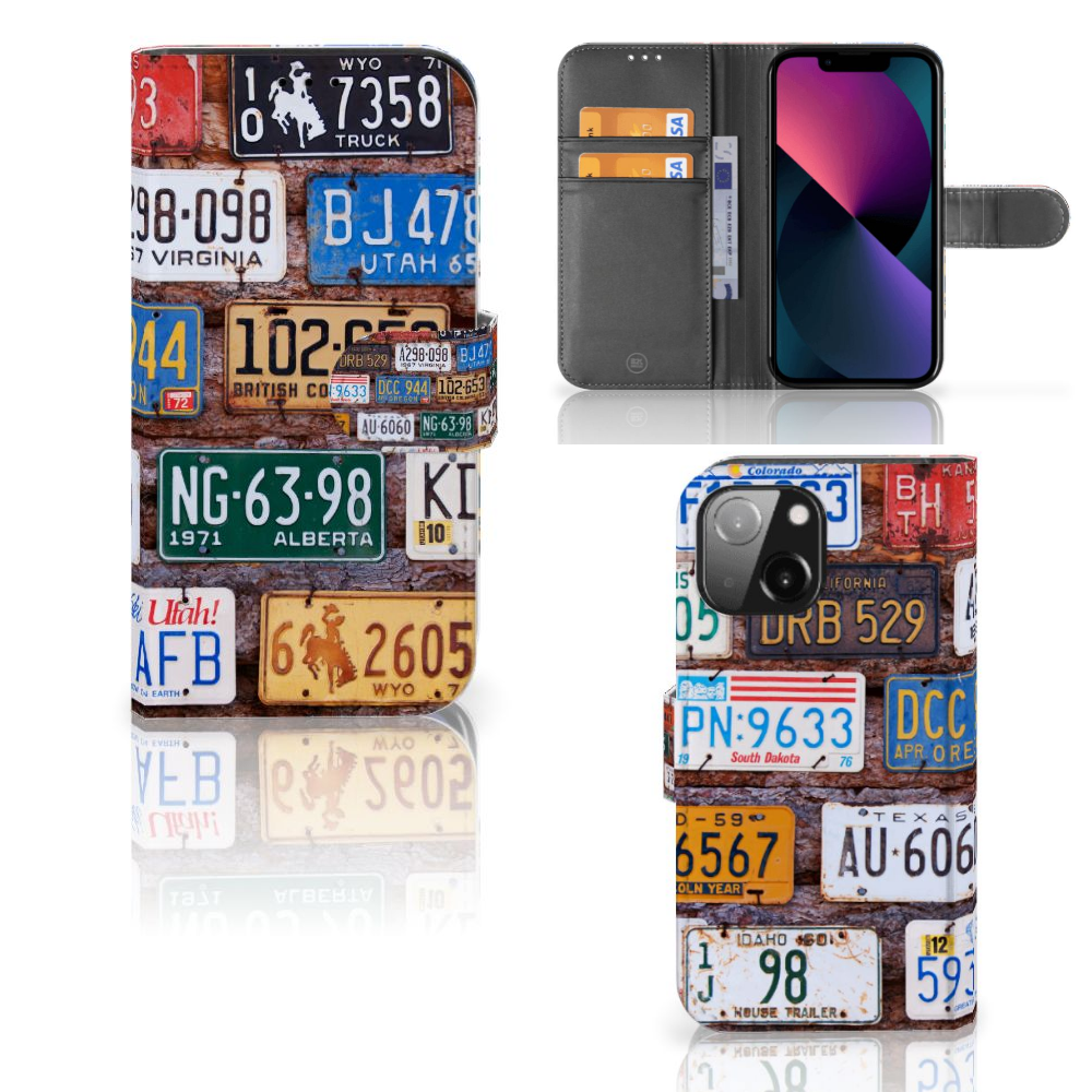 iPhone 13 Mini Telefoonhoesje met foto Kentekenplaten