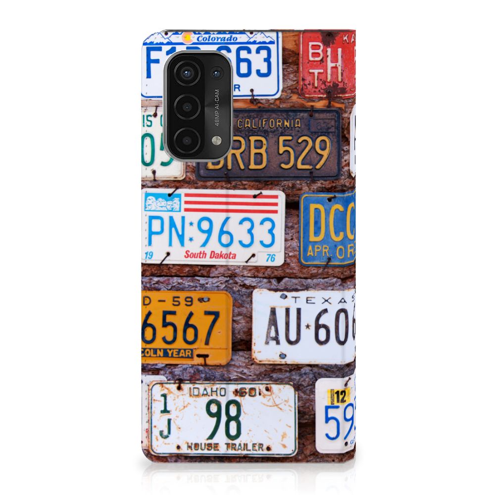 OPPO A54 5G | A74 5G | A93 5G Stand Case Kentekenplaten