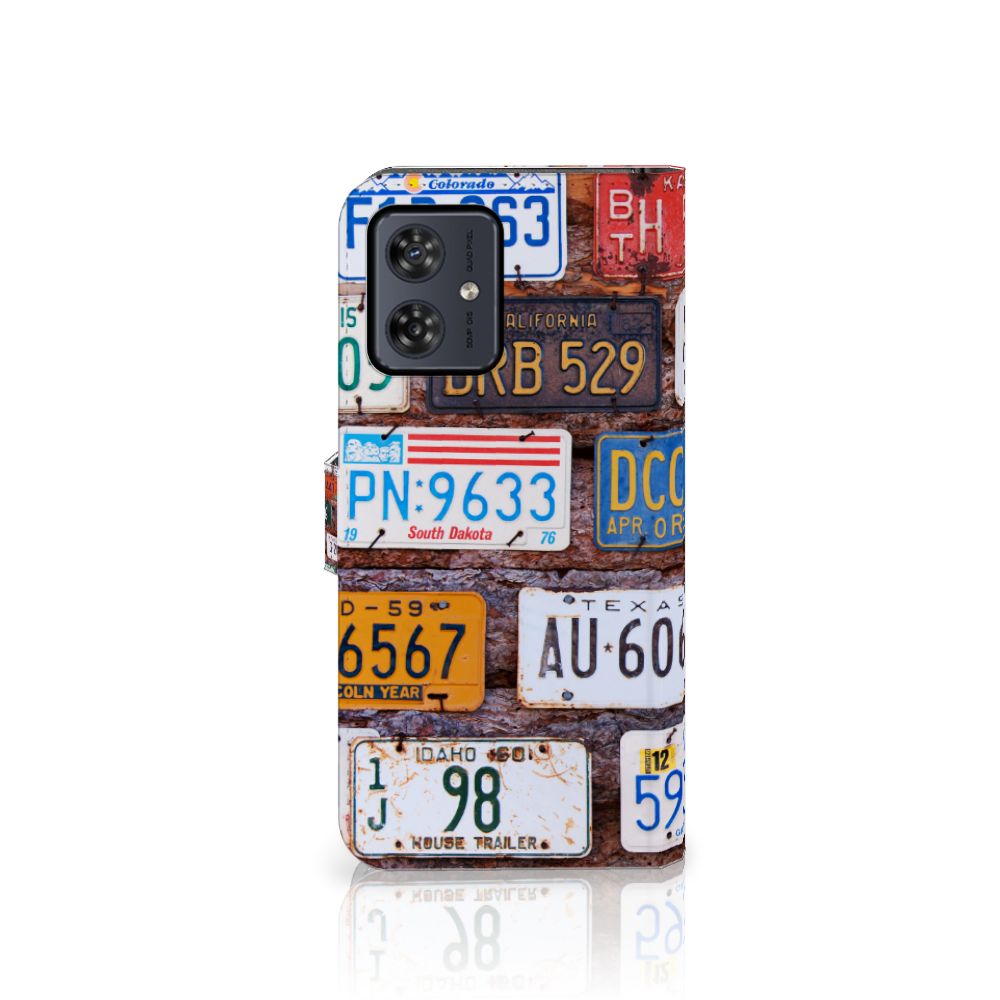 Motorola Moto G54 Telefoonhoesje met foto Kentekenplaten