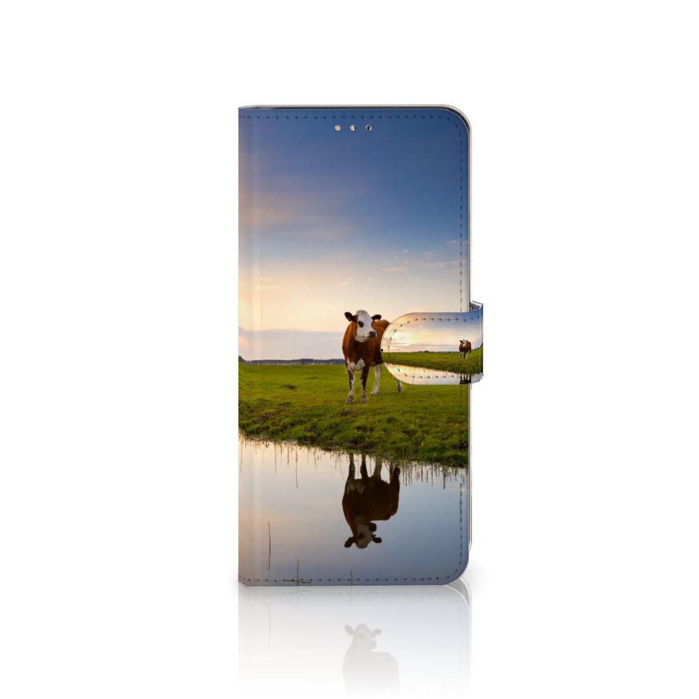 Samsung Galaxy A42 5G Telefoonhoesje met Pasjes Koe