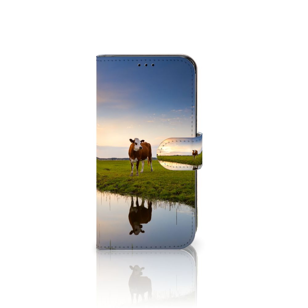 Samsung Galaxy S7 Edge Telefoonhoesje met Pasjes Koe