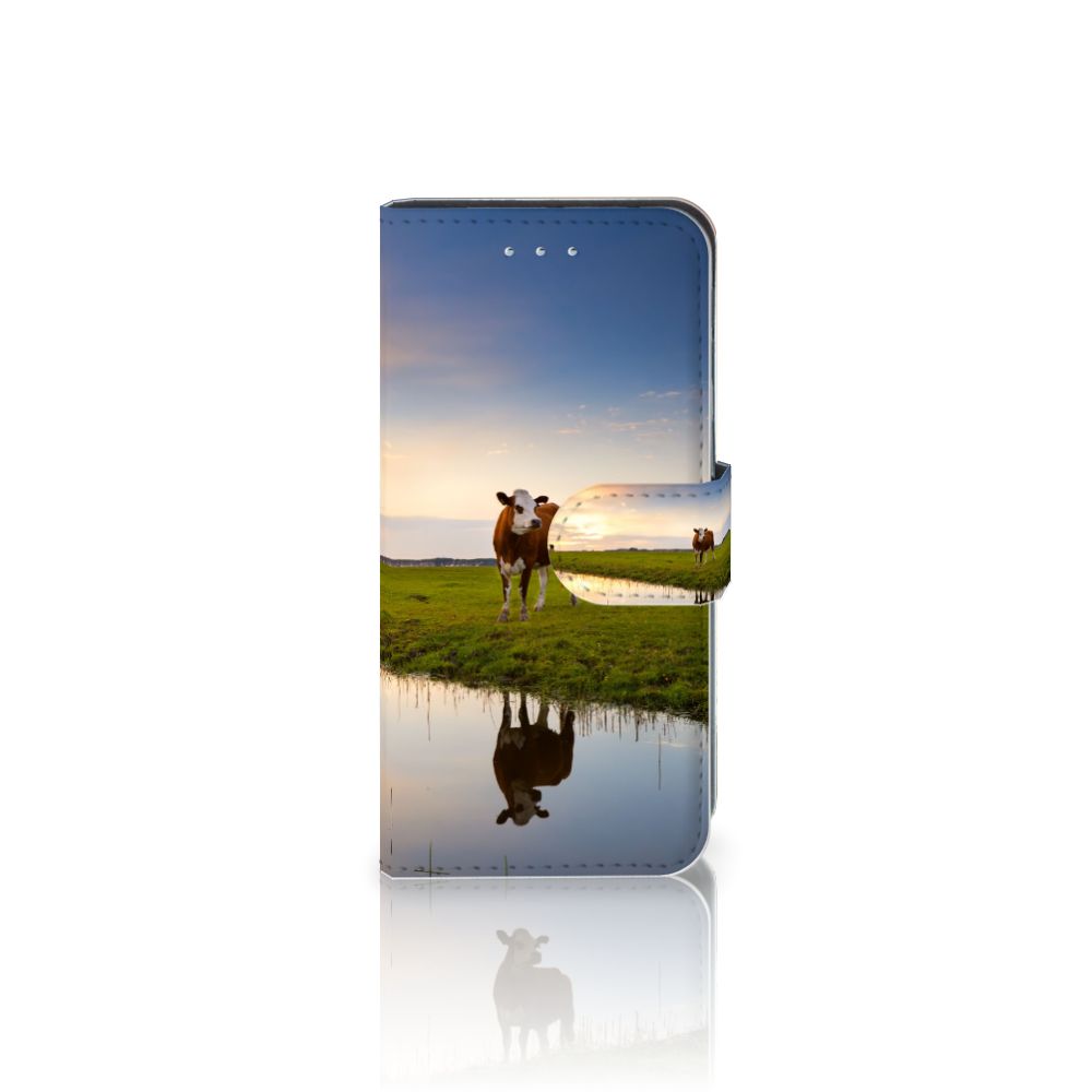 Samsung Galaxy S6 Edge Telefoonhoesje met Pasjes Koe