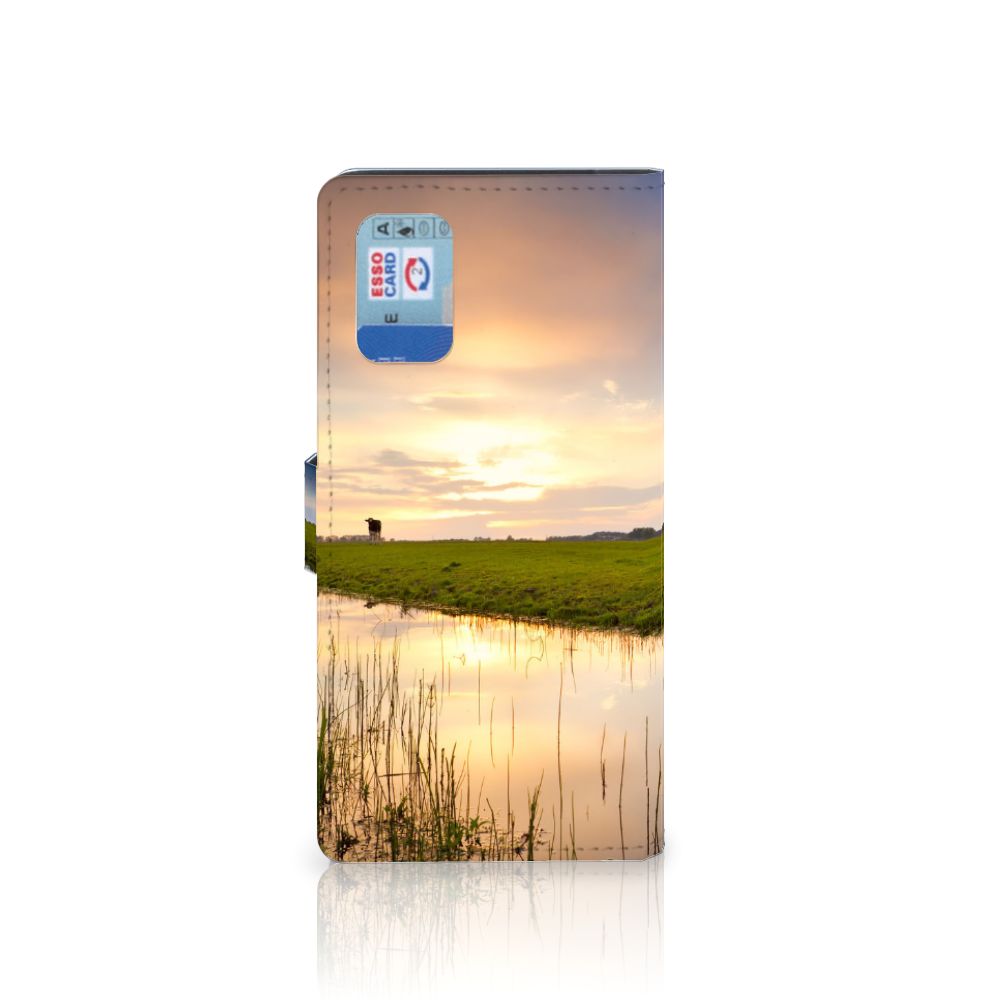 Samsung Galaxy A02s | M02s Telefoonhoesje met Pasjes Koe