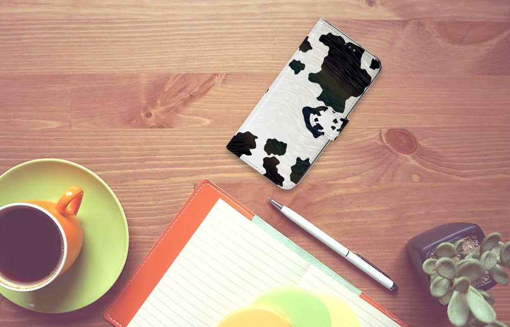 OnePlus Nord N10 Telefoonhoesje met Pasjes Koeienvlekken