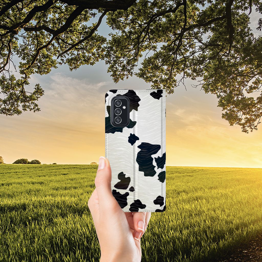 Samsung Galaxy M52 Hoesje maken Koeienvlekken