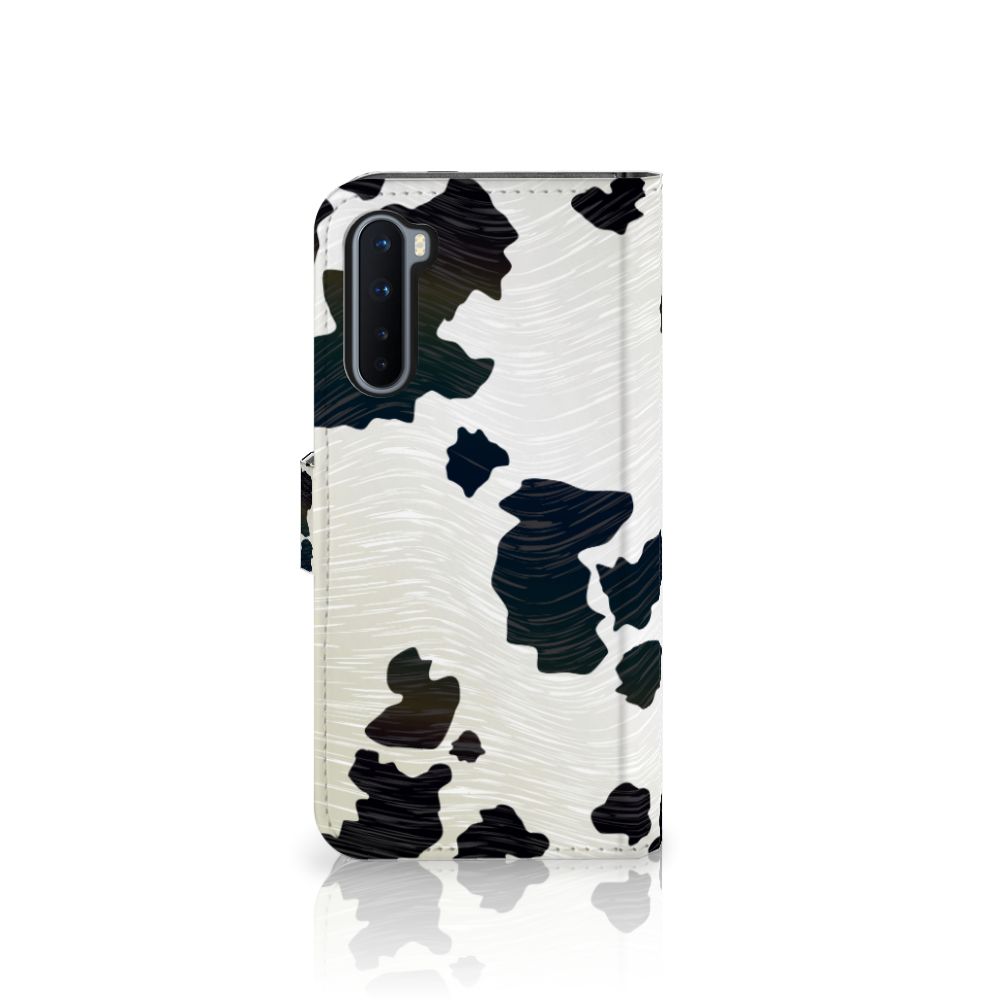 OnePlus Nord Telefoonhoesje met Pasjes Koeienvlekken