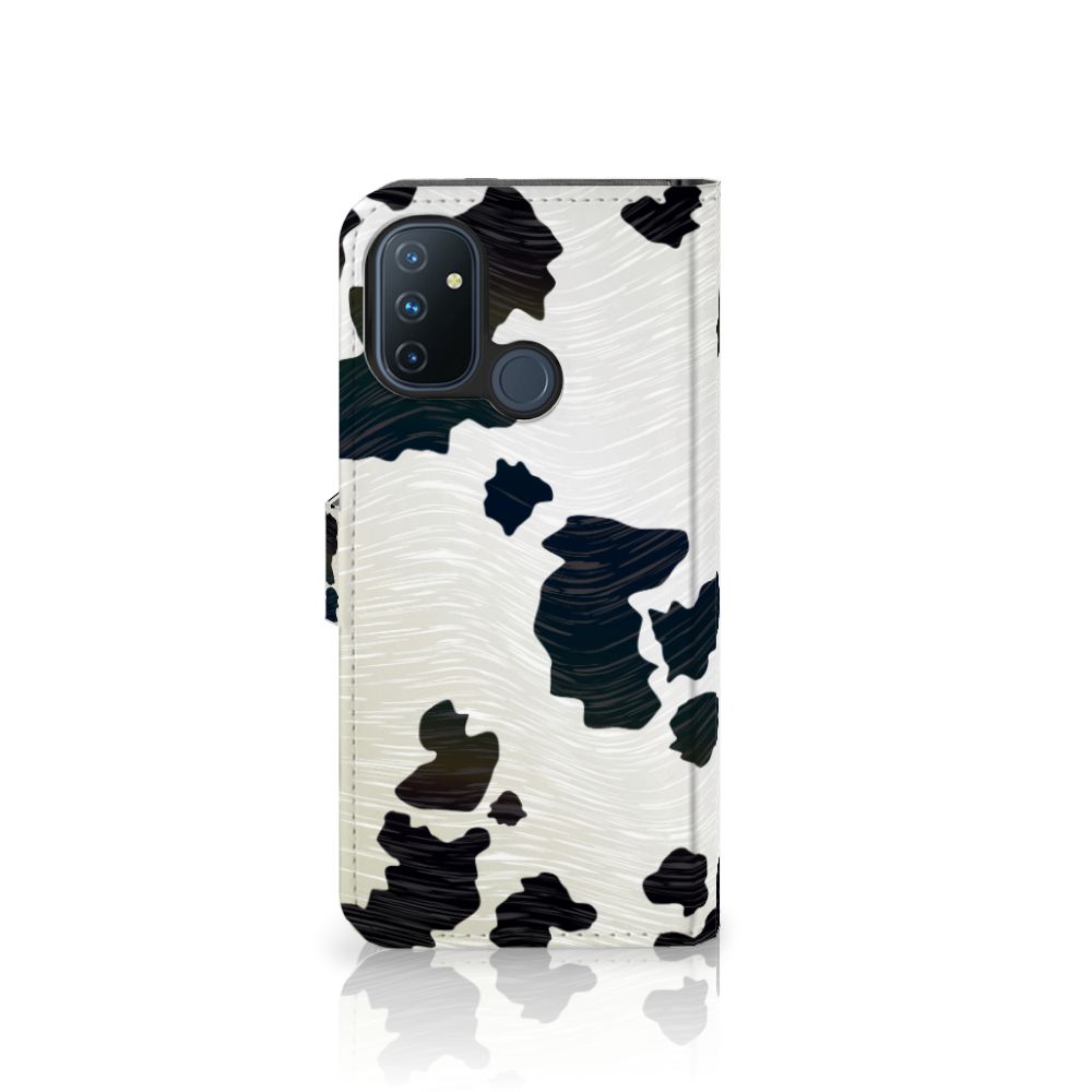 OnePlus Nord N100 Telefoonhoesje met Pasjes Koeienvlekken