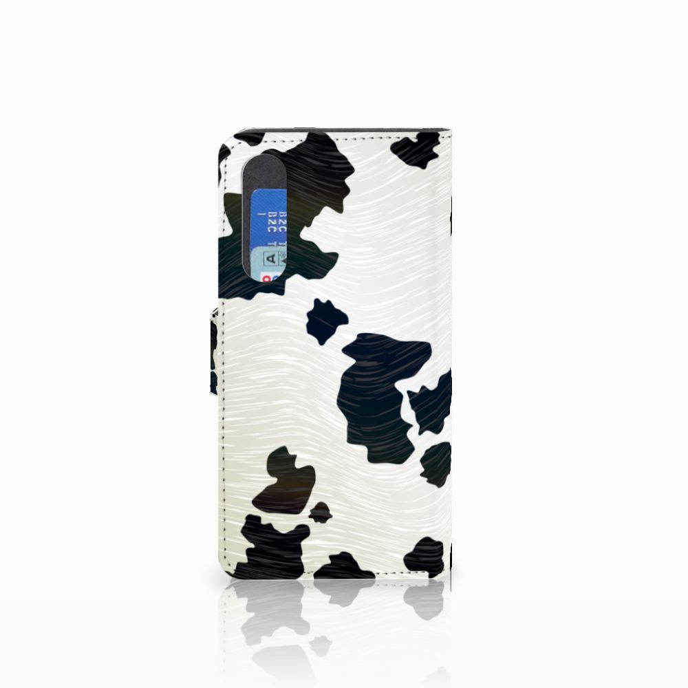 Huawei P30 Telefoonhoesje met Pasjes Koeienvlekken